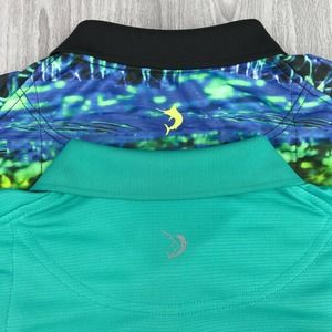 Lot of‎ 2 REEL LEGENDS Men's Fishing Polo Shirts Size: Small Short Sleeve